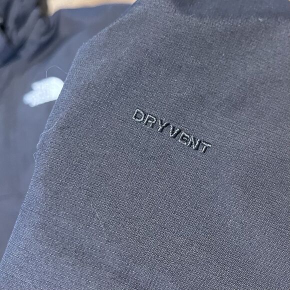 The North Face Dryvent Mono Mountain Jacket Mens Medium Black Hooded Outdoor - Picture 4 of 16